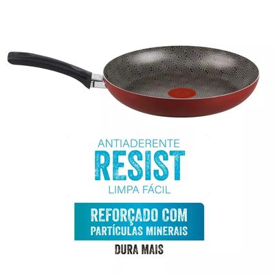 Frigideira Antiaderente Facilita Rochedo Vermelho 24cm