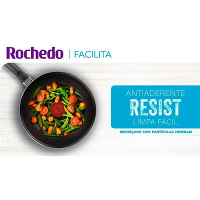 Frigideira Antiaderente Facilita Rochedo Vermelho 24cm