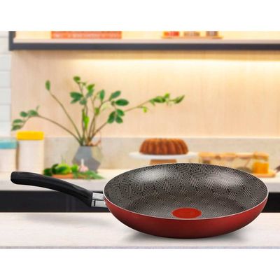 Frigideira Antiaderente Facilita Rochedo Vermelho 30cm