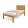 Cama Solteiro Paola Naturalle E Off White Com Colchão