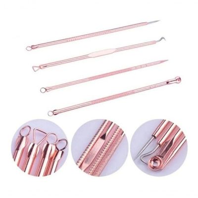 Kit C/4 Extrator Tira Acne Cravos Espinha Limpeza Pele Promo