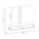 Painel Para Tv Home Suspenso Form Castanho Off White – Hb Móveis