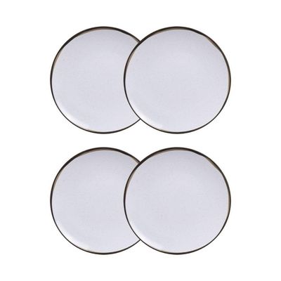 Conjunto 4 Pratos Sobremesa 19cm Canyon Porcelana Tramontina