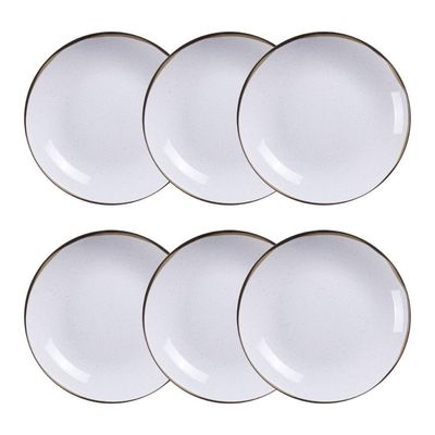 Conjunto 6 Pratos Fundos 21cm Canyon Porcelana Tramontina