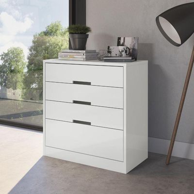 Comoda 4 Gavetas 91 Cm S824 Kappesberg Branco