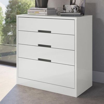 Comoda 4 Gavetas 91 Cm S824 Kappesberg Branco
