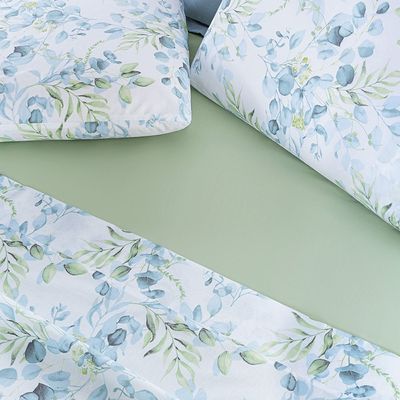 Jogo de Cama Lençol Queen Sensuale Percale 200 Fios 4 Peças - Forest - 80% Algodão, 20% Poliéster