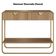 Aparador Organico 2 Gavetas 100 Cm 28066 Artesano Hanover Dourado