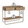 Aparador Organico 2 Gavetas 100 Cm 28066 Artesano Hanover Dourado