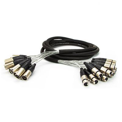 Multicabos Com Conectores Xlr 12 Vias - Amphenol 10m