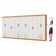 Closet Casal Duplo Lu 12 Portas 8 Gavetas Cinamomo Com Off White