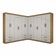 Closet Casal Duplo Lu 12 Portas 8 Gavetas Cinamomo Com Off White