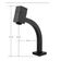 Torneira Link Quadrada Banheiro Preta 1-4 De Volta Bica Baixa Lavabo Luxo Gourmet Black Pia