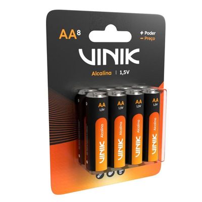 Pilha Alcalina Aa C-8 1.5v - Vp2ab8a