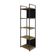 Estante C/05 Prateleiras 152x45x33cm C/fundo Yon Vermont Oak/est.preta Vermont Oak/est.preta