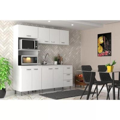 Cozinha Modulada Ipanema 3 Peças - Branco
