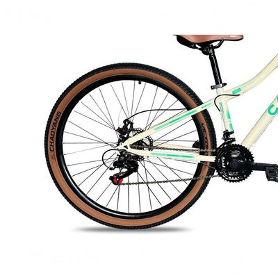 Bicicleta Viena Aro 29 Freio Disco 21v Com Cestão Colli Cor Bronze Tamanho Do Quadro 17 Branco