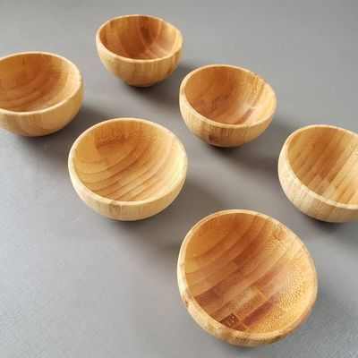 Kit 6 Molheiras Lyor Restaurante Bambu Verona 8x4cm Cumbuca Bowls Pequenos