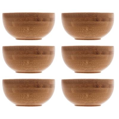 Kit 6 Molheiras Lyor Restaurante Bambu Verona 8x4cm Cumbuca Bowls Pequenos