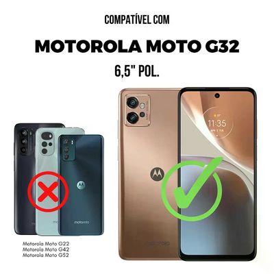 Kit Capa Silicon Veloz e Película Hydrogel HD para Motorola Moto G32 - Gshield
