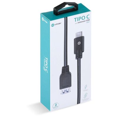 Cabo Usb Tipo C Para Extensor Usb A Femea V3.2 Gen1 5Gbps 2 Metros - C32Uaf-2