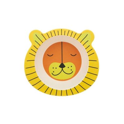 Conjunto De Refeição Infantil 5 Peças Leãozinho Oxford