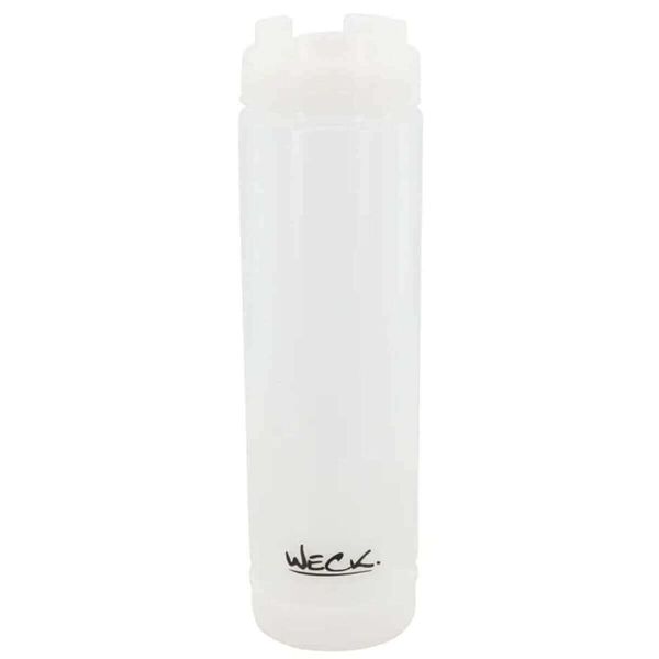 Kit 24 Bisnagas Invertidas 710ml Para Molho Hamburgueria Weck Condimentos Cozinha Profissional