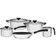 Jogo de Panelas Tramontina Solar 5 Peças Aço Inox Fundo Tripo Cabo Silicone Caçarolas