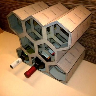 Mini Adega Mdf Para 08 Garrafas