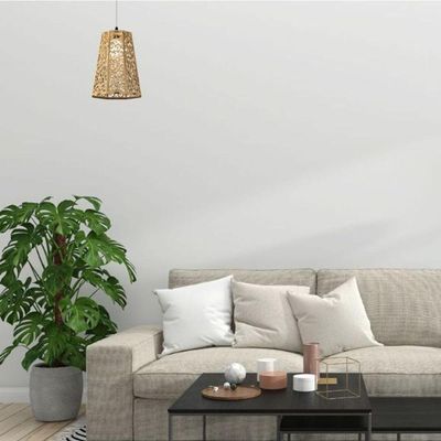 Luminária Teto Tipo Pendente Mdf - Completa Cor: Mdf Cru