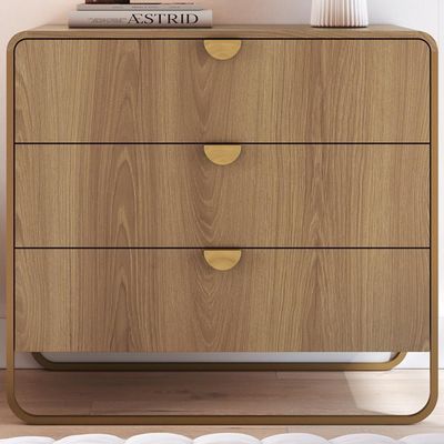 Comoda 3 Gavetas Organica 90 Cm 28068 Artesano Hanover Dourado