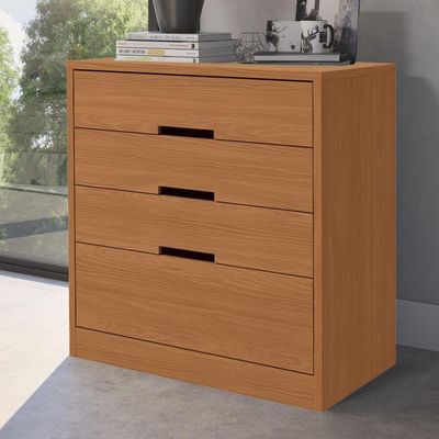 Comoda 4 Gavetas 91 Cm S824 Kappesberg Canela