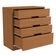 Comoda 4 Gavetas 91 Cm S824 Kappesberg Canela