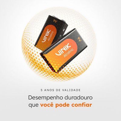 Bateria Alcalina 9v - Vb9vb1