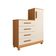 Comoda Off White Quarto Casal Sapateira Grande Com 4 Gavetas Reforçadas Versátil Bege