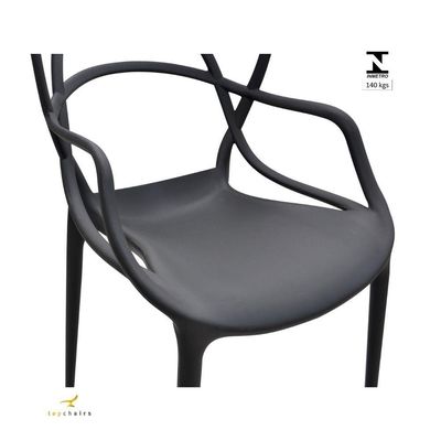 Kit 4 Cadeiras Allegra Com Acabamento Premium E Durável preto
