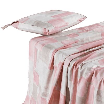 Jogo de Cama Lençol Casal Sensuale Percale 200 Fios 4 Peças - Quadri - 80% Algodão, 20% Poliéster