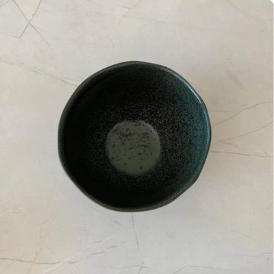 Conjunto 6 Bowls 558ml Orgânicos Verde Cerâmica Arauco Porto Brasil Tigela Servir
