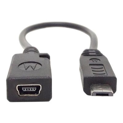 Cabo Adaptador Mini Usb Femea Para Micro Usb Macho Conversor