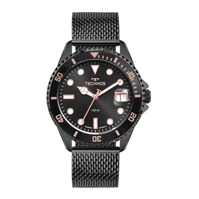 Relógio Technos Masculino Acqua Preto - 2415ED/1P