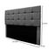 Cabeceira Estofada Cama Box Casal 140 Cm Ananda Suede Cinza
