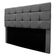 Cabeceira Estofada Cama Box Casal 140 Cm Ananda Suede Cinza