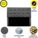 Cabeceira Estofada Cama Box Casal 140 Cm Ananda Suede Cinza
