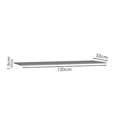 Tampo Para Balcao 120 Cm Gris Ktp Gris