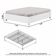 Guarda Roupa Casal Modulado 5 Portas com Cama Hercules 4 Portas e 4 Gavetas Branco