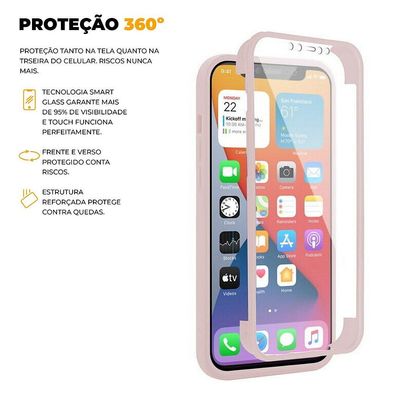 Capa 360 para Samsung Galaxy S22 Plus - Rosa - Gshield