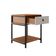 Kit 2 Mesa De Cabeceira Mesa De Canto Quarto Casal Estilo Industrial Gaveta Prateleira Puxador Retrô