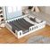 Cama Casal Montessoriana Penélope Com Estrutura Baixa E Design Sofisticado