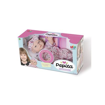 Boneca Pepita Milk Sons de Bebê
