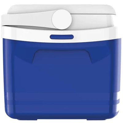 Caixa Térmica 12L Soprano Azul com Alça Articulável Cooler Tropical Praia Camping